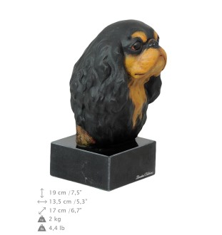 Cavalier King Charles Spaniel ręcznie pomalowana statuetka Art-Dog